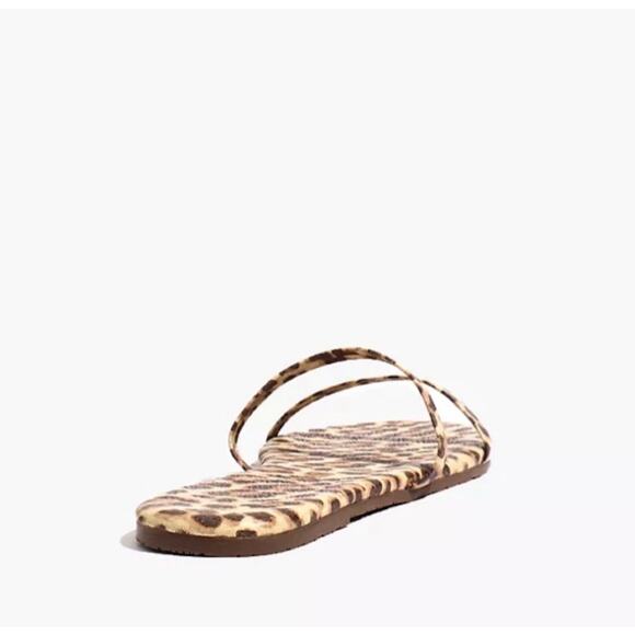 Teeks x Madewell Gemma Leopard Sandal Size 8 - New With Tags - Picture 10 of 16